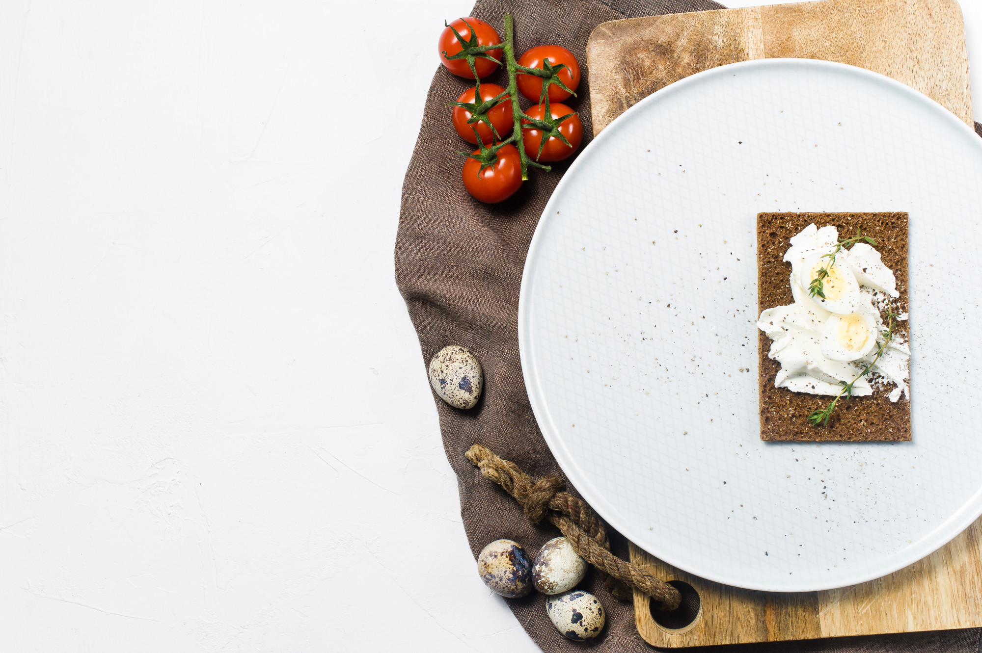 Neat plated dish on a wooden table